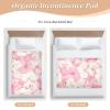 Cartoon Cross Watercolor Peach Bed Underpads Water Resistant Diaper Changing Pad Anti-Lip Pee Mats for Baby Boys Girls , 52" L x 34" W para colchones orines view 4