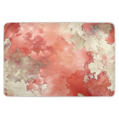 Texture Tie-dye Rosy Beige Toddler Mattress Pads Water Resistant Pads for Bed Leakproof Quick Drying Pee Mats for Baby Boys Girls , 52" L x 34" W absorbentes para