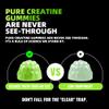 Creatine Monohydrate Gummies, NSF Certified, 5g Dose for Men & Women to Support Muscle, Strength, Recovery, Cognitive Health & Memory, Apple Flavor, 135 Gummies view 4