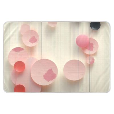 Architectural Design Orchid Blush Peach Cream Diaper Mats Waterproof Washable Sheet Cover Underpads Skin-Friendly Bed Liners for Children Adults Pets , 52" L x 34" W Manta impermeable para