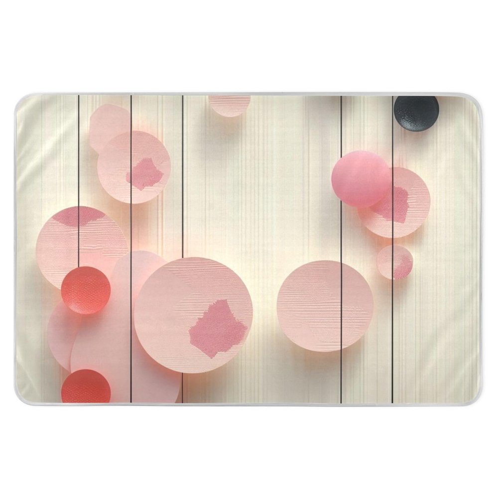 Architectural Design Orchid Blush Peach Cream Diaper Mats Waterproof Washable Sheet Cover Underpads Skin-Friendly Bed Liners for Children Adults Pets , 52" L x 34" W Manta impermeable para