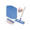 2 in 1 Microfiber Cleaning Cloth Compatible with MR SIGA Professional Microfiber Mop, etc - All-Purpose Mop Pads, Streak Free Cleaning Rags, for Use on All Surfaces, Pack of 5, Size: 42cm X 24cm view 1