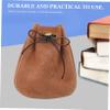 WRITWAA Double Fleece Storage Bag Drawstring Pouches Overnight Bag for Women Party Favor view 2