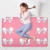 CEBUGI 34 x 52Washable Underpads Heavy Absorbency Waterproof Incontinence Bed Pads White Bows Pee Pads for Adults Kids and Baby view 3