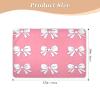CEBUGI 34 x 52Washable Underpads Heavy Absorbency Waterproof Incontinence Bed Pads White Bows Pee Pads for Adults Kids and Baby view 4