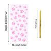 Prudance 150pcs Dog Paw Cellophane Bags, Pink + Blue + Black view 2