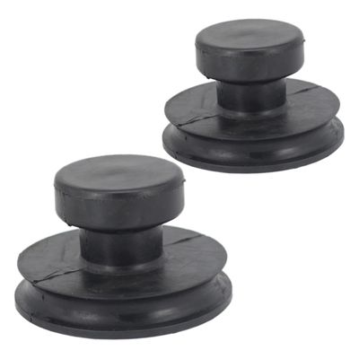 GOOHOCHY Singing Bowl Suction Cups 2-Pack 0.94 & 1.57 Inch Handles Sound Bowl Accessories Stable Grip Lifters for Meditation Relaxation Therapy