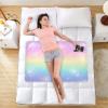 CEBUGI 34 x 52Washable Underpads Heavy Absorbency Waterproof Incontinence Bed Pads Rainbow Background Pee Pads for Adults Kids and Baby view 2