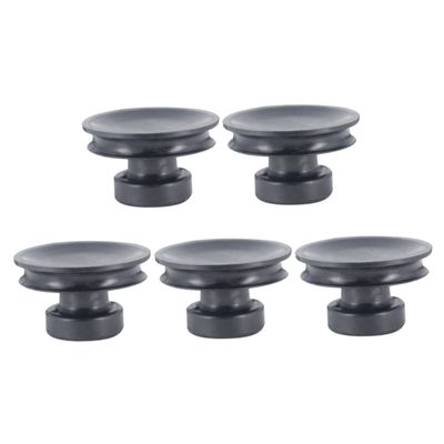 LOLIPPYY 5pcs Singing Bowl Handle Suction Lifter for Tibetan Bowls Black Handle Lifting Tool
