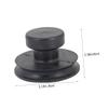 LOLIPPYY 5pcs Singing Bowl Handle Suction Lifter for Tibetan Bowls Black Handle Lifting Tool view 2