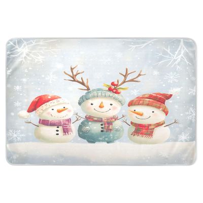 CEBUGI 34 x 52Washable Underpads Heavy Absorbency Waterproof Incontinence Bed Pads Cartoon Snowman Pee Pads for Adults Kids and Baby
