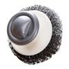 COLLBATH Kitchen Dish Scrubber Brush Handle Stainless Steel Bristles Heavy Duty Cleaning Tool for Pots Pans and Dishes for Kitchen Use view 1
