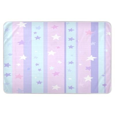 CEBUGI 34 x 52Washable Underpads Heavy Absorbency Waterproof Incontinence Bed Pads Stripes Stars Pee Pads for Adults Kids and Baby