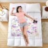 CEBUGI 34 x 52Washable Underpads Heavy Absorbency Waterproof Incontinence Bed Pads Floral Pattern Pee Pads for Adults Kids and Baby view 2