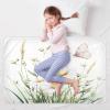 CEBUGI 34 x 52Washable Underpads Heavy Absorbency Waterproof Incontinence Bed Pads Wildflowers Butterflies Pee Pads for Adults Kids and Baby view 3