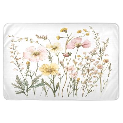CEBUGI 34 x 52Washable Underpads Heavy Absorbency Waterproof Incontinence Bed Pads Wildflowers Pee Pads for Adults Kids and Baby
