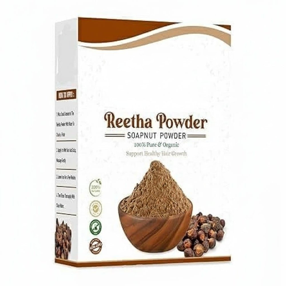100% Organic Reetha/ARITHA Powder for hair |100 Gm| 100% Pure Organic Soapnut Powder for Hair |