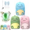 Magic Toilet Cleaning Bottle, Magic Toilet Bowl Cleaner with Carrying Rope, Cute Dinosaur-Shaped Toilet Bowl Cleaner Bottle, Long-Lasting Fresh Scent, One Dinosaur for Three Months (3-Mix) view 1