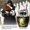 JAGLASH Deer Burial Urns for Human Ashes Adult Man & Women 10 Inch - Large Urns for Human for Husband & Wife - Urn for Adult Male - Remembrance for Loved Ones view 3