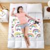 CEBUGI 34 x 52Washable Underpads Heavy Absorbency Waterproof Incontinence Bed Pads Rainbows Hearts Pee Pads for Adults Kids and Baby view 2