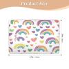 CEBUGI 34 x 52Washable Underpads Heavy Absorbency Waterproof Incontinence Bed Pads Rainbows Hearts Pee Pads for Adults Kids and Baby view 4