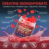 Slsomu Creatine Monohydrate Gummies 5000mg for Women and Men - Pre-Workout Supplement with Magnesium, Zinc & Taurine - Strawberry Flavor - Builds Muscle Strength - Boosts Energy, Vegan - 120 Gummies view 4