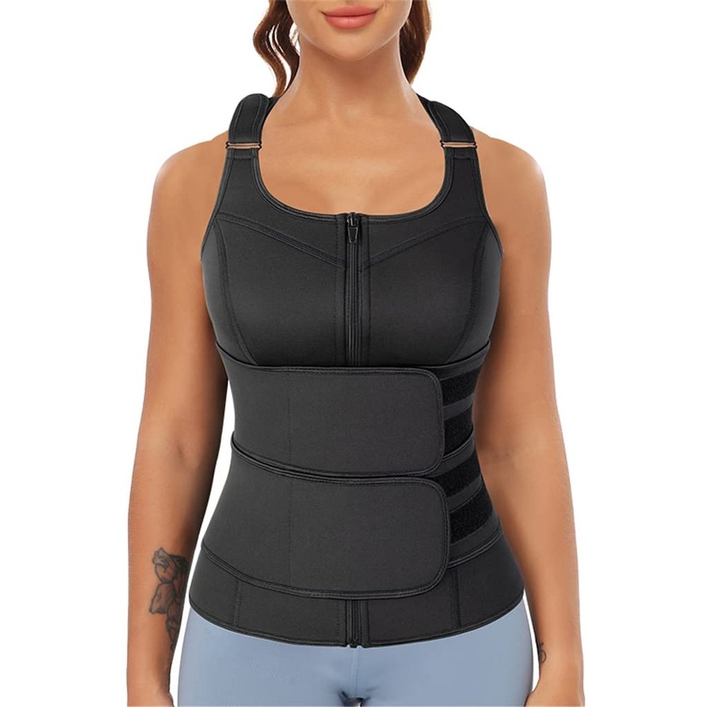 MVUYO Women Adjustable Posture Corrector Back Support Strap Shoulder Lumbar Waist Spine Relief Orthopedic Belt(XL code)
