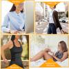 MVUYO Women Adjustable Posture Corrector Back Support Strap Shoulder Lumbar Waist Spine Relief Orthopedic Belt(XL code) view 3