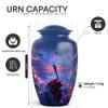 Yatskia Forest Wings Dragonfly Large Funeral Urns for Human Ashes Adult Brother and Sister, Decorative Small Cremation Urn for Ashes Adult, (Classic 10 Inch and 3 Inch) view 2
