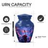 Yatskia Forest Wings Dragonfly Large Funeral Urns for Human Ashes Adult Brother and Sister, Decorative Small Cremation Urn for Ashes Adult, (Classic 10 Inch and 3 Inch) view 3