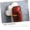 WRITWAA Hair Dryer Wall Rack Bathroom Hair Dryer Holder Easy Install Blow Dryer Organizer Design for Hair Dryers Strong Load Bearing Capacity No Punching Required view 2