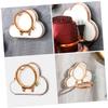 WRITWAA Hair Dryer Wall Rack Bathroom Hair Dryer Holder Easy Install Blow Dryer Organizer Design for Hair Dryers Strong Load Bearing Capacity No Punching Required view 3