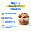 Made Good Mornings Organic Baked Oat Cups, Berry Vanilla (5 Count) view 4