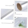HOODANCOS 1Roll Clear Cellophane Wrap Roll for present Wrapping Flower Bouquets Arts Crafts Durable Transparent Wrapping Strong Easy to Cut for Holiday Special view 4