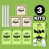 Matcha Latte Instant Bubble Pearl Matcha Milk Tea Kit with Authentic Brown Sugar Tapioca Pearls, Ready in Under One Minute, Paper Straws Included 3 Servings Yulu Foods view 2