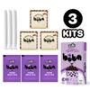 YULU FOODS Instant Bubble Pearl Taro Milk Tea Kit with Authentic Brown Sugar Tapioca Pearls - Ready in Under One Minute, Paper Straws Included 3 Servings. view 2