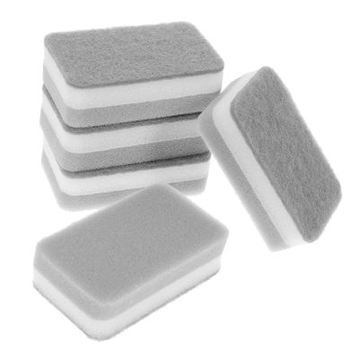 IWOWHERO 15Pcs Reusable Kitchen Scouring Pads Layer Sponge Dishwashing Tool Water Absorbent for Household Cleaning and Kitchen Use