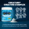 CREATURE Creatine Complex - Creatine Monohydrate Powder with 5 Types of Creatine Including Con-Crt Creatine HCL, Promotes Muscle, Strength, Endurance, Brain Health, Unflavored, 300g, Pack of 2 view 2