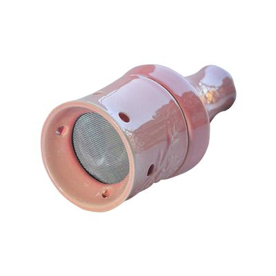 Pink Ceramic Moxa Burner Container for Warm Therapy Face Use