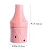 Pink Ceramic Moxa Burner Container for Warm Therapy Face Use view 2