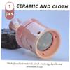 Pink Ceramic Moxa Burner Container for Warm Therapy Face Use view 4