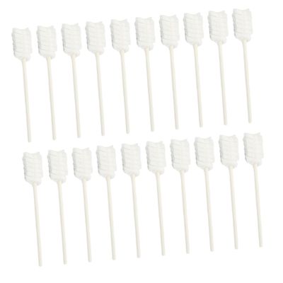 COLLBATH 30Pcs Disposable Toothbrushes Gentle Gauze Oral Cleaners for Teeth Gums Soothing Teething Safe Oral Care Tools for Newborns