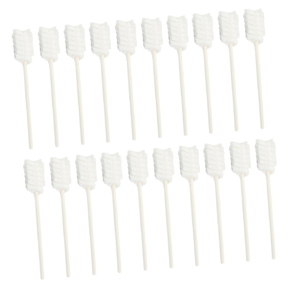 COLLBATH 30Pcs Disposable Toothbrushes Gentle Gauze Oral Cleaners for Teeth Gums Soothing Teething Safe Oral Care Tools for Newborns