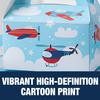 6 1/4" x 5 1/4" Cartoon Airplane Favor Boxes - 12 Pieces view 3