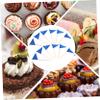 Mobestech 60pcs Triangle Flag Toothpick Decorative Food Picks for Cakes Desserts and Fruit Salads Smooth and Safe Picks for Parties and Celebrations view 3