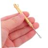VALICLUD 3pcs Titanium Alloy Ear Spoon Reusable Ear Wax Remover Fsa Removal Tool Portable Cleaner Key Ring view 4