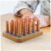 Toddmomy Hand Exercise Board Wooden Pegs for Boys and Girls Adults Hand Therapy Equipment view 4