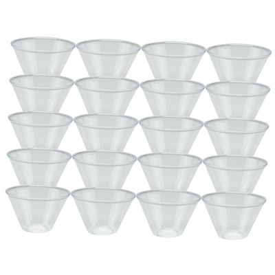 100pcs Cups Multi-purpose Disposable Drinkware for Parties Cocktails Juice Lightweight Convenient for Home Events and Air Travel