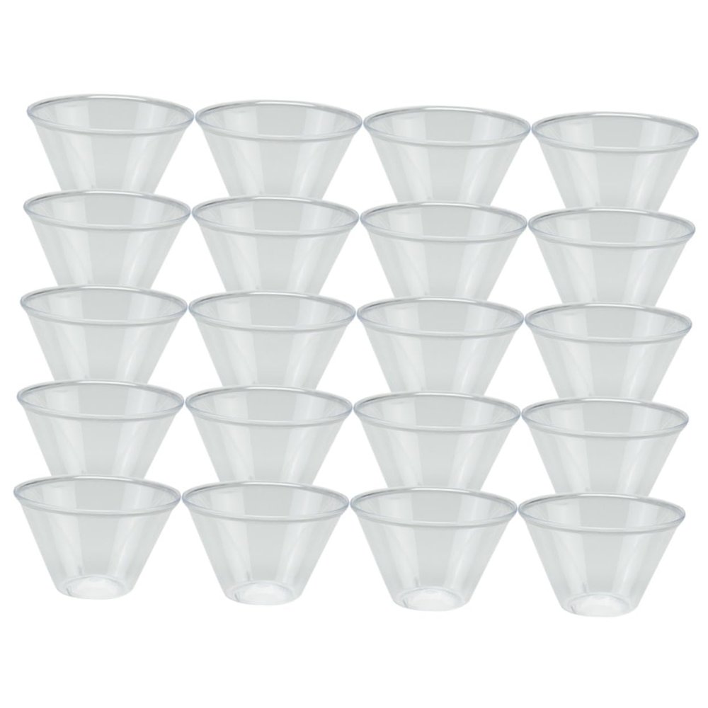 100pcs Cups Multi-purpose Disposable Drinkware for Parties Cocktails Juice Lightweight Convenient for Home Events and Air Travel