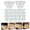 100pcs Cups Multi-purpose Disposable Drinkware for Parties Cocktails Juice Lightweight Convenient for Home Events and Air Travel view 3